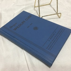 Oregon Wildlife Code 1973-1974 Buch Jagen Angeln