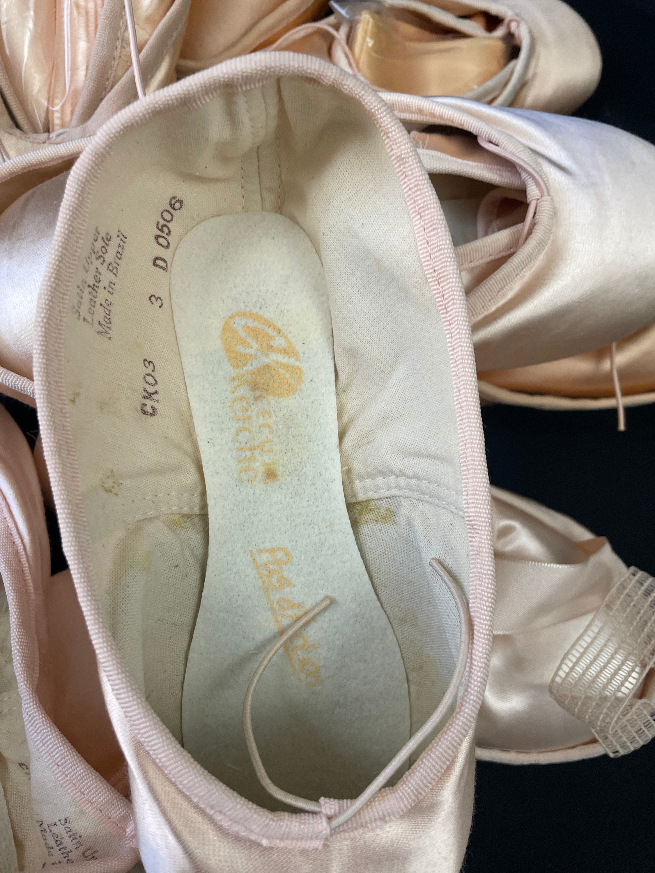 Lot of 20 Pair of Ballet Shoes for Art and Craft ONLY 