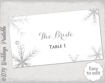 Blue Square Business Meeting Place Card Word Template Word