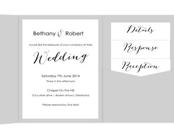 wedding invitation templates printable by diyweddingsprintable