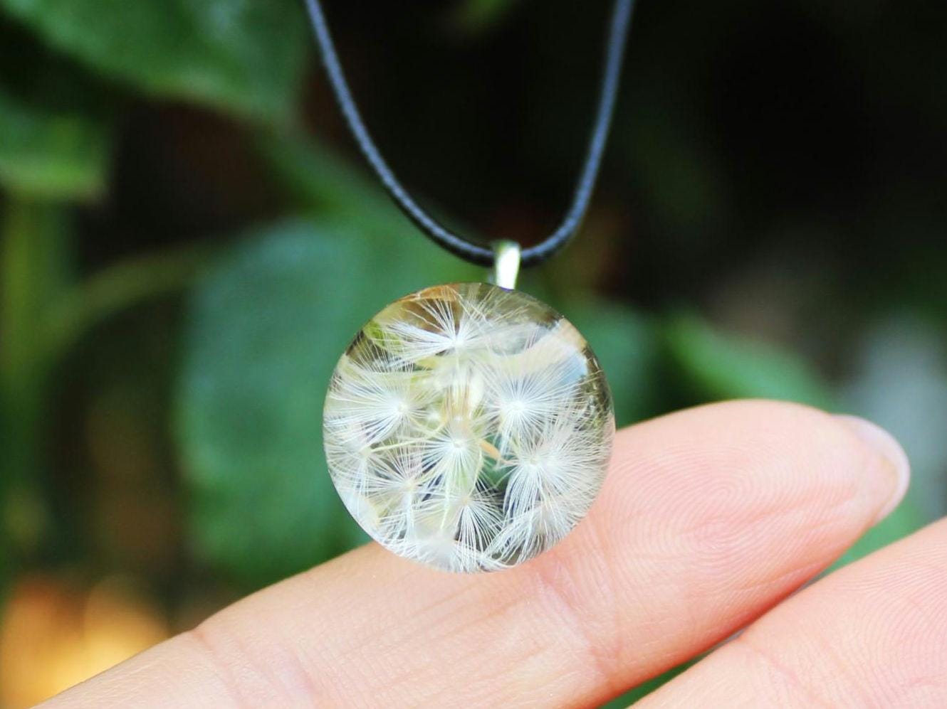 【Hei】dandelion pendant necklace〜花のネックレス★韓国発 デイジー ネックレス 花 フラワー チェーン付き ゴールド 韓国
