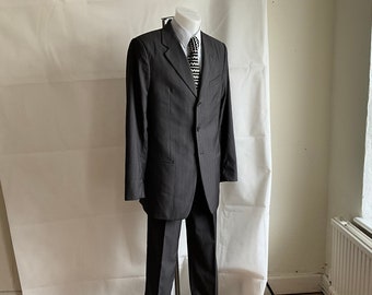 Vintage Armani suit Saks Fifth Avenue, 40/42inch, wool.waist 32/33 in