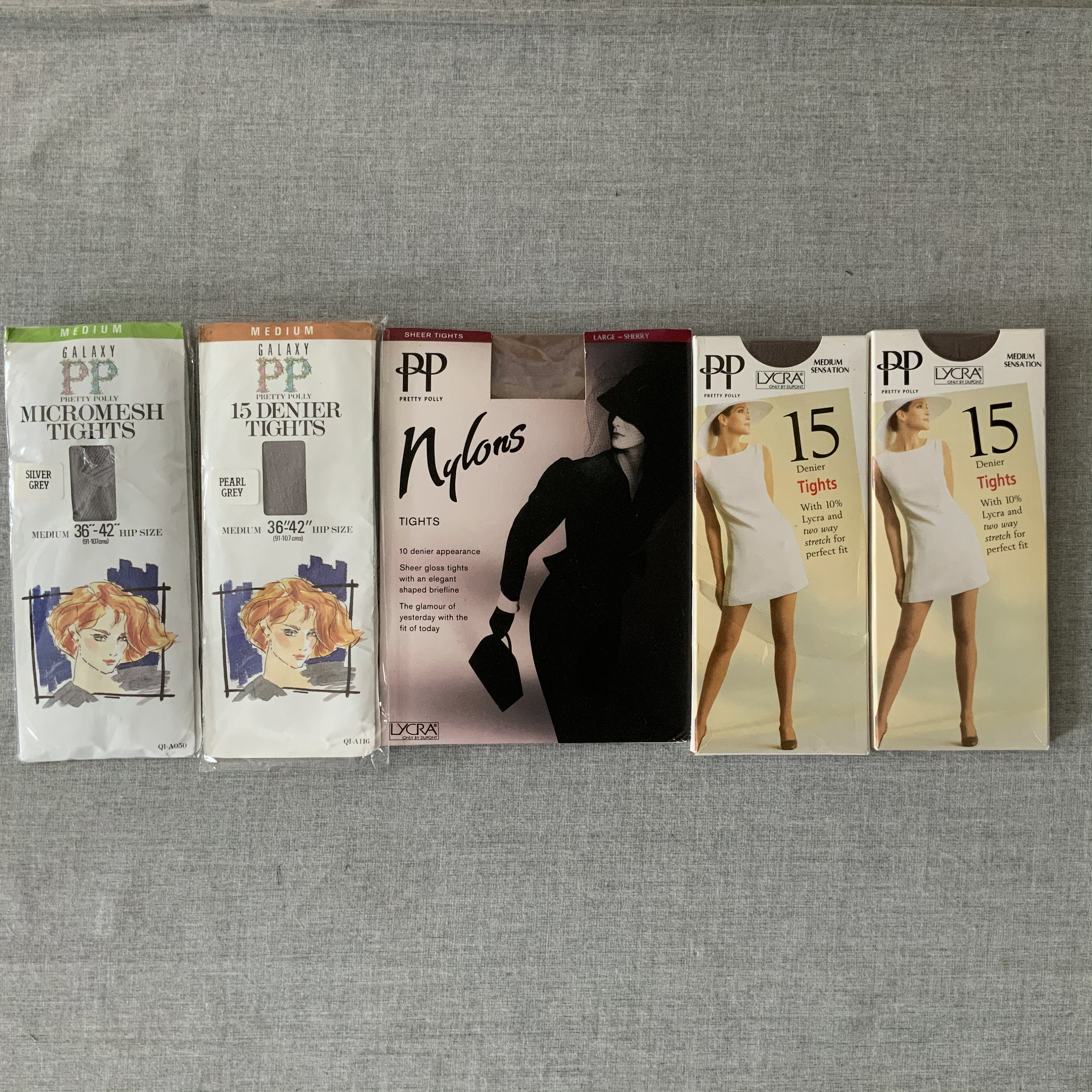 Vintage pretty polly tights Clearance