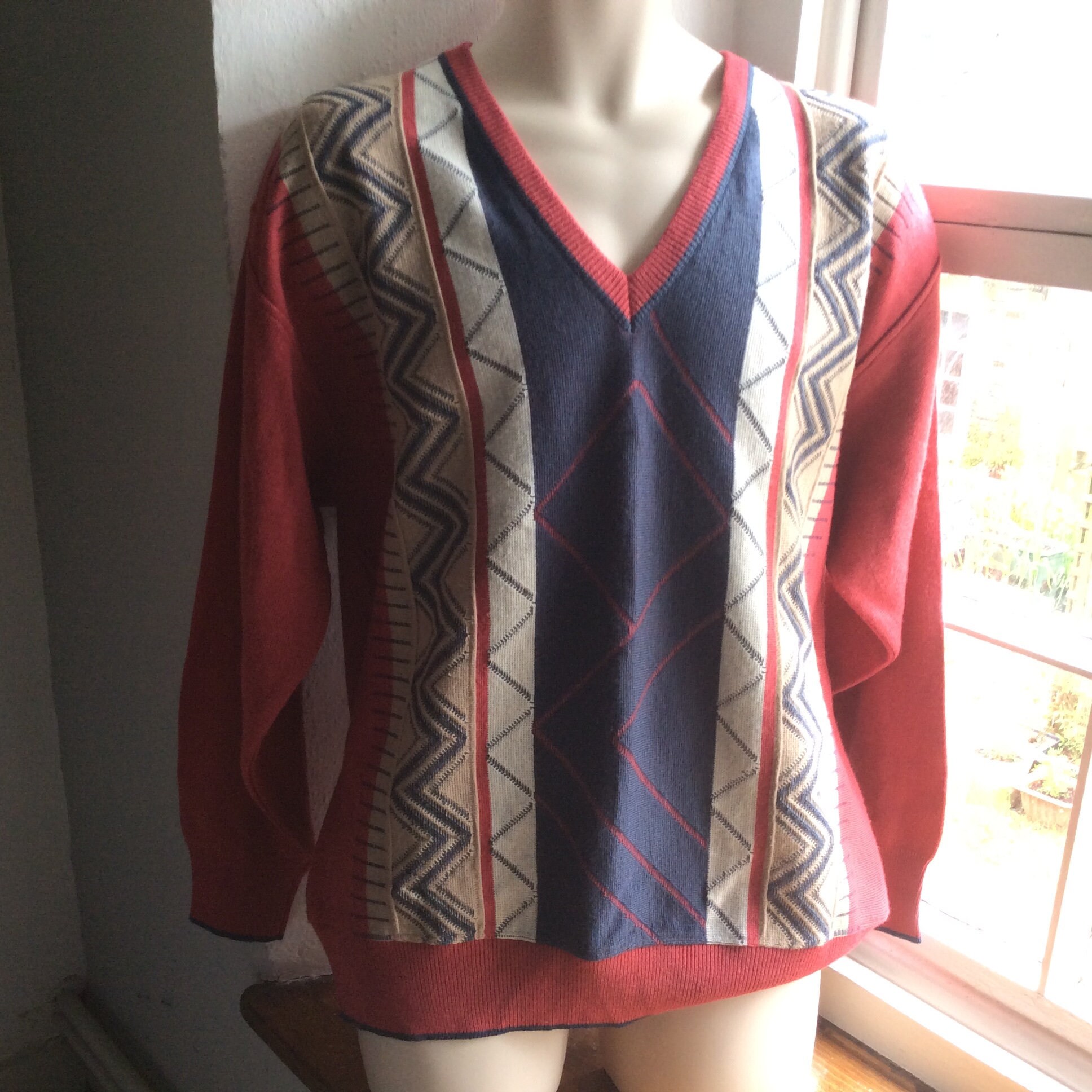 Image of Gabicci Xl 48 A 50 Inch 122 - 127 cm Vintage Wool Mix Italian Sweater