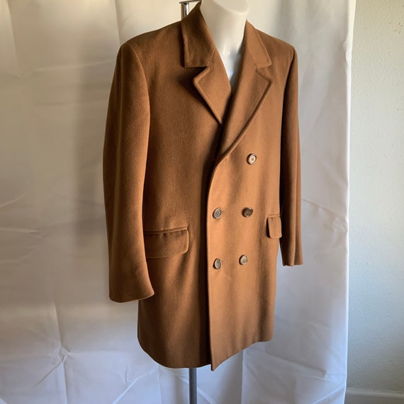 Vintage Crombie 44 Chest Camel Coat RM 