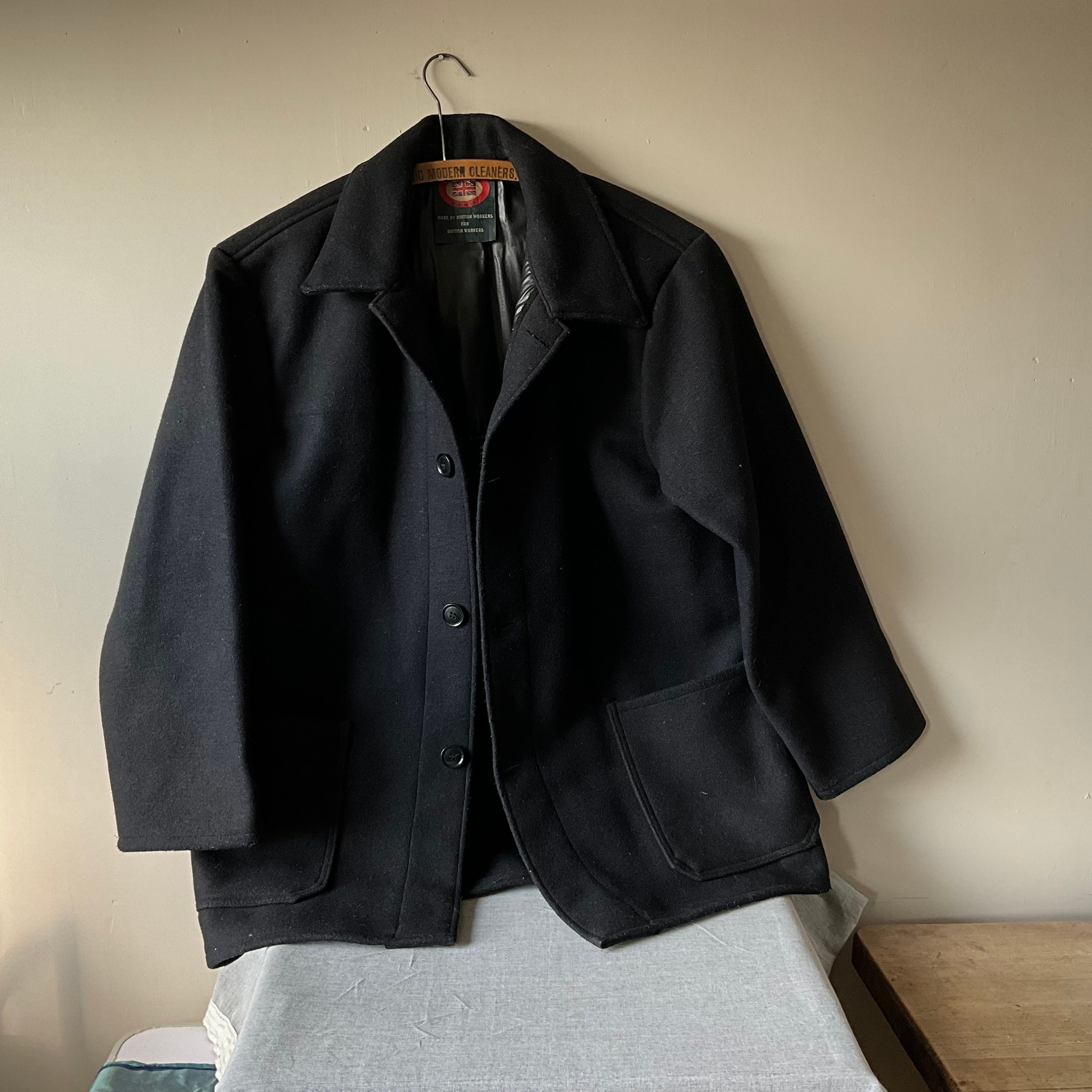 1950s British Workwear Donkey Jacket, Made in the UK, L - Etsy 1950s British Workwear Donkey Jacket, Made in the UK, L - Etsy