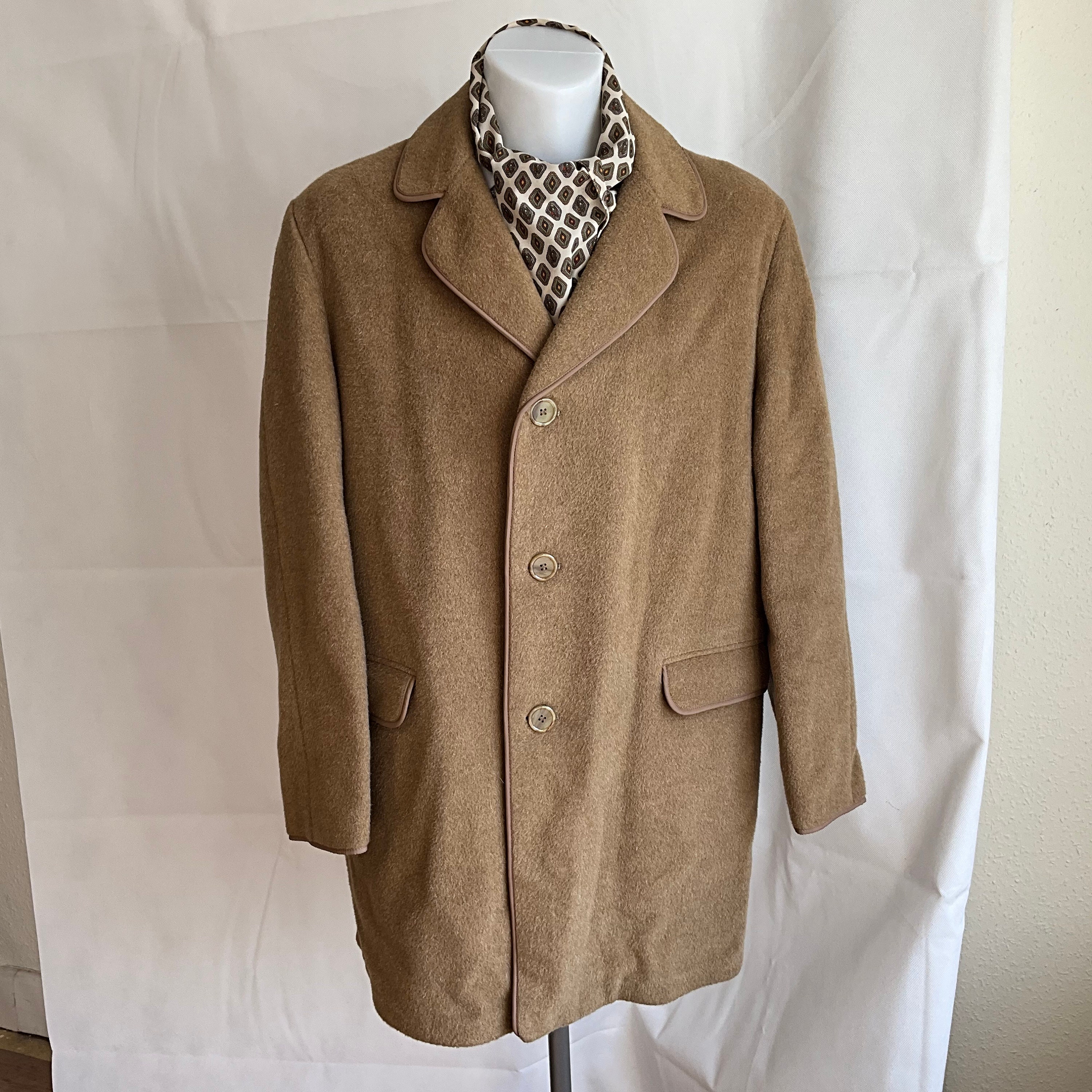COMSPACE1980 [Big Size] Wool-Blend Balmacaan Coat _ Gray by W Concept