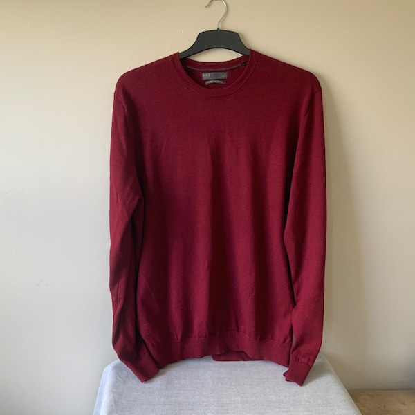 Maroon Sweater - Etsy