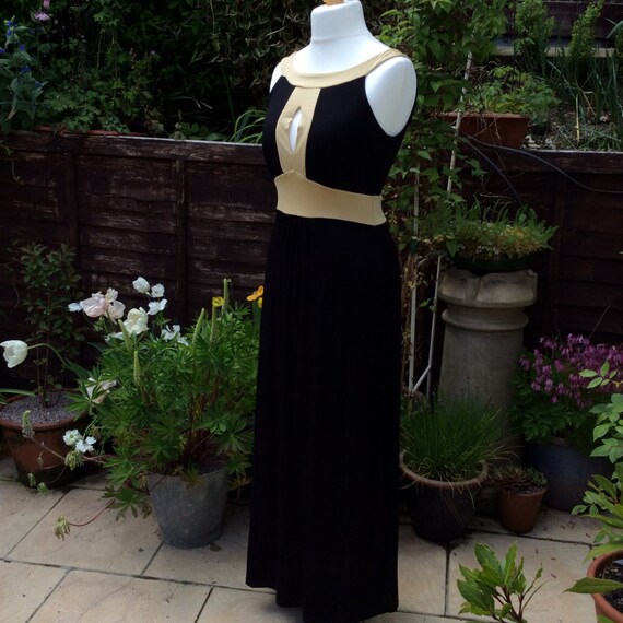 80s UK 12 US 8 EU 40 Vintage Long Tall Sally colu… - image 1