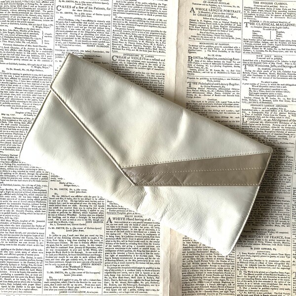 Cream Clutch Bag Etsy UK
