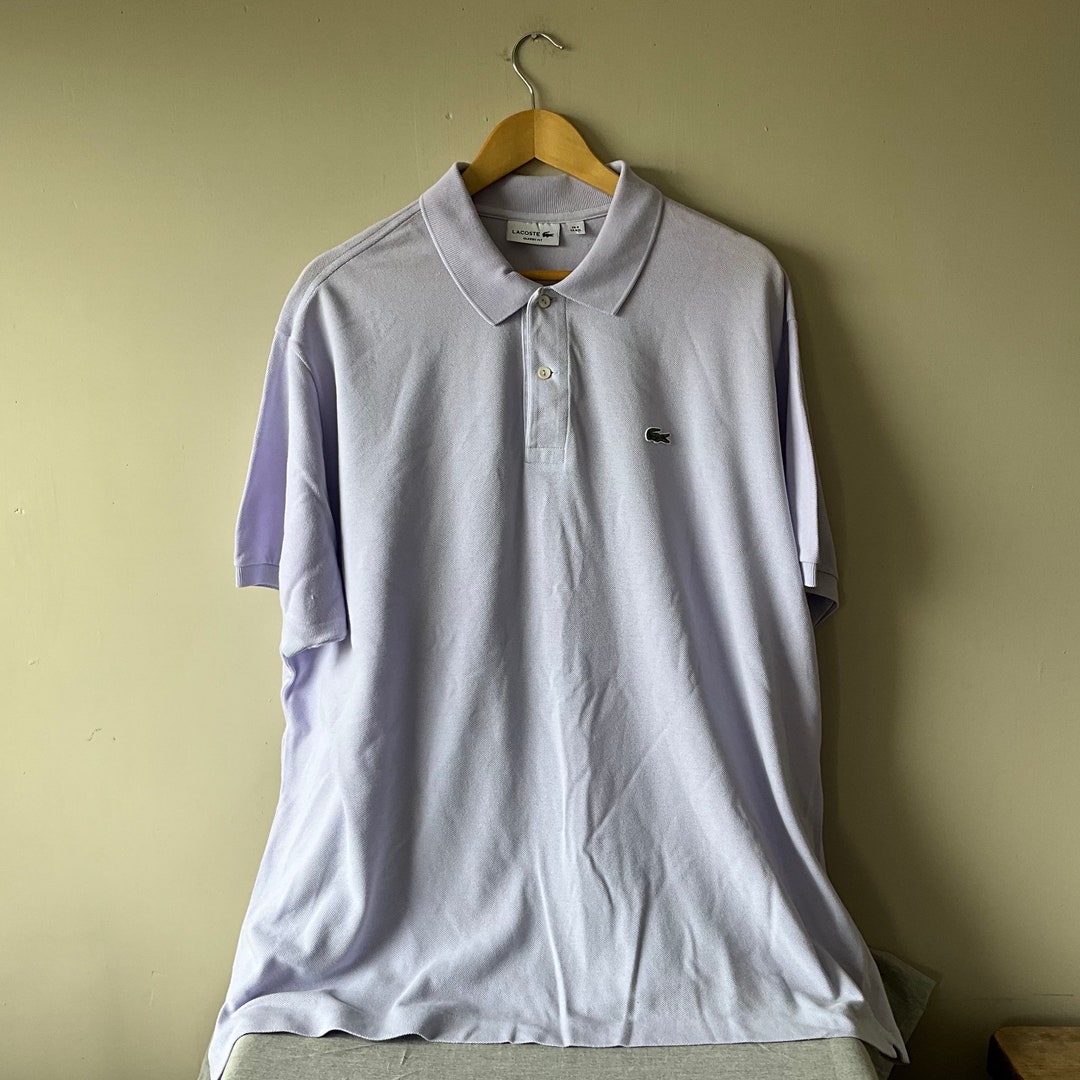 Polo Lacoste en coton lavande 54 58 dans la poitrine 137 147cm Lacoste taille 9 US 4XL Etsy France