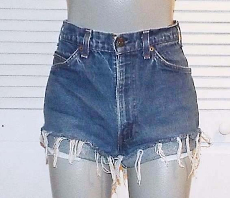 Vintage Levi/'s Orange Tab High Waisted Cut Off Jean Shorts~12~