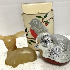 Avon Cologne Bottles (2), Precious Doe and Robin Red Breast both Empty
