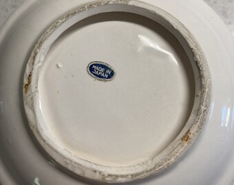 1960s White Miniature Grape Motif Pitcher With Basin/bowl 1960s White Miniature Grape Motif Pitcher With Basin/bowl
