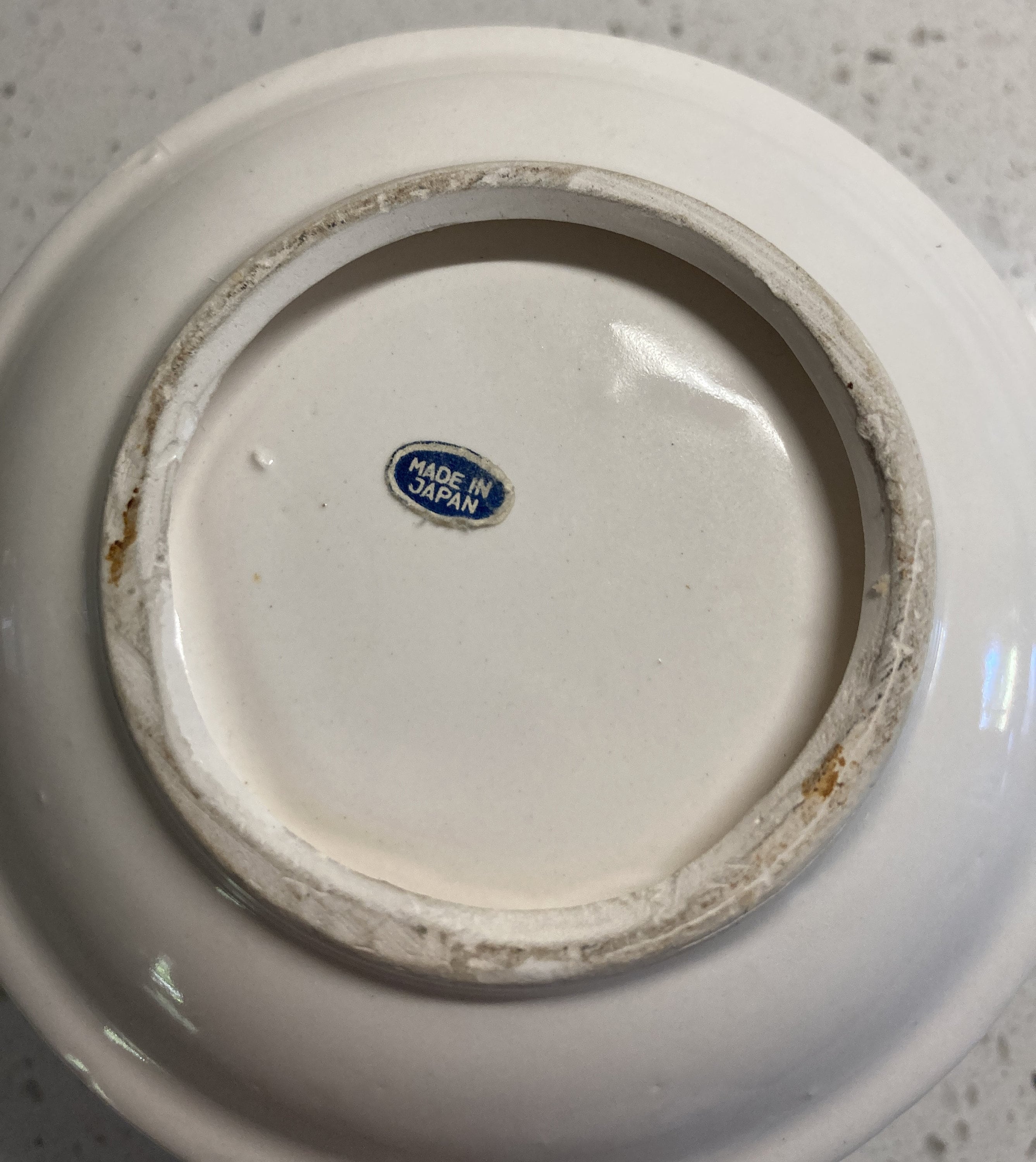 1960s White Miniature Grape Motif Pitcher With Basin/bowl