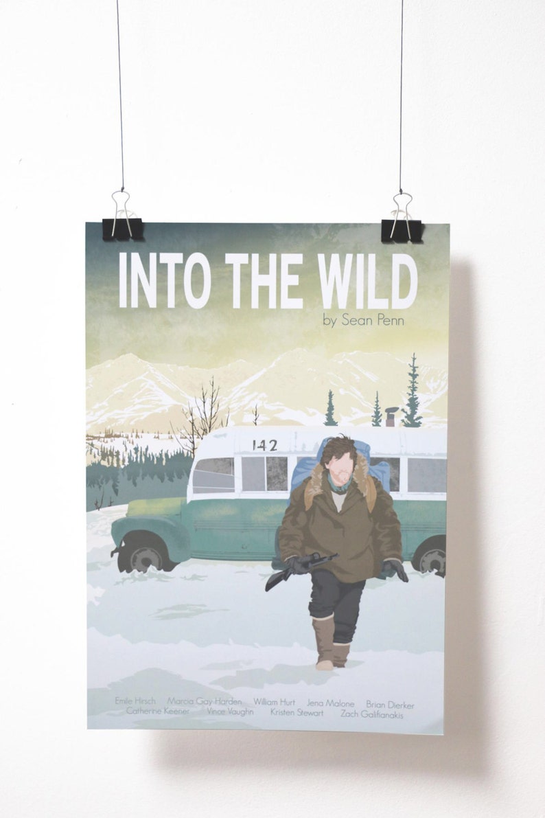 Affiche de film Into the Wild Poster Sean Penn A3 Etsy Affiche de film Into the Wild Poster Sean Penn A3 Etsy