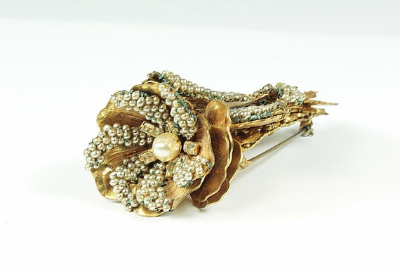 Vintage, Miriam Haskell Set, Clip-On Earrings with