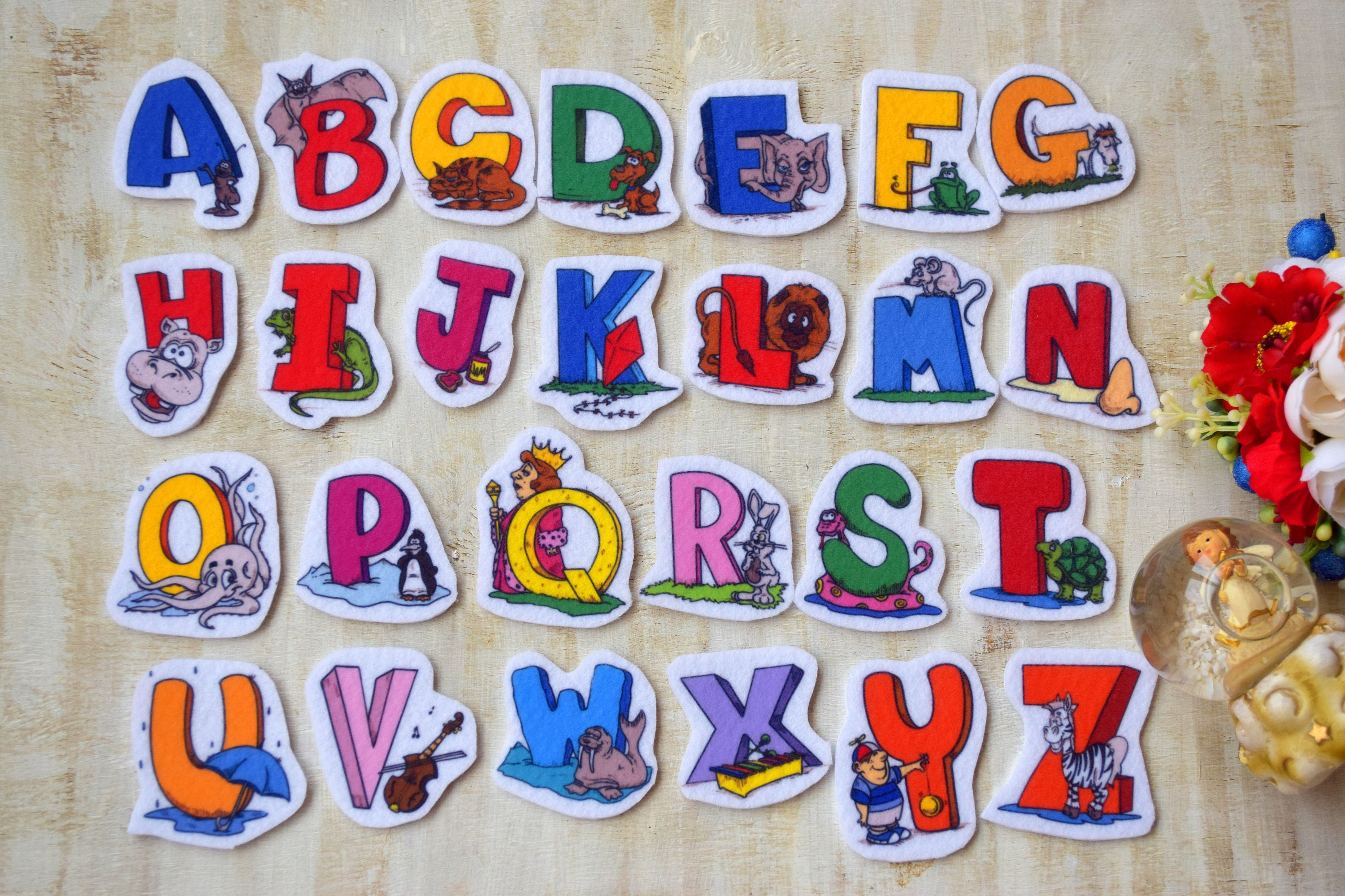 TVOKIDS Lowercase Alphabet 3D Printed Letters Custom Name Preschool  Learning Toy