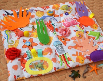 Fidgetdeken dementie | Alzheimer schootquilt voor senioren | Zintuiglijk hulpmiddel bij geheugenverlies, angst en rusteloze handen | Kalmerend cadeau voor volwassenen