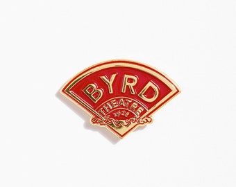 Byrd Theatre Fan Enamel Pin | Richmond, VA | Pin | Historic Richmond