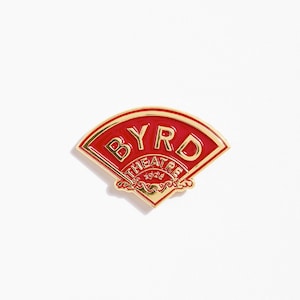 Byrd Theatre Fan Enamel Pin / Richmond, VA / Pin / Historic Richmond