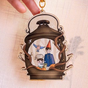 Porte-clés mural sur le jardin, porte-clés en bois, produits dérivés OTGW, Wirt et Greg, Wirt et Beatrice, produits dérivés sur le mur du jardin