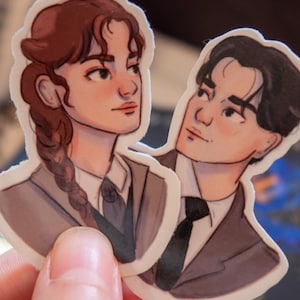Divine Rivals Sticker, Iris Winnow, Roman Kitt, Bookish Sticker, Romantasy Sticker, Ruthless Vows, Kindle Stickers, The Inkbidden Tribune