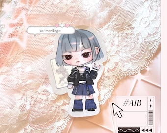 Alice in Borderland Merch, AIB Stickers, Rei Morikage, Alice in Borderland Sticker, Kawaii Stickers, Cute Stickers, Chibi Sticker, AIB Merch