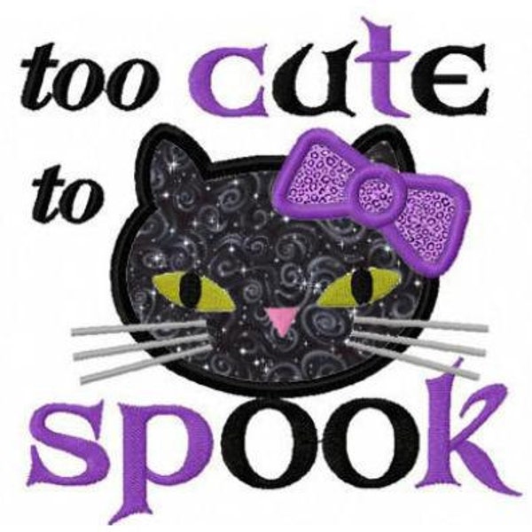 Personalized Bodysuit or T-shirt Too Cute to Spook