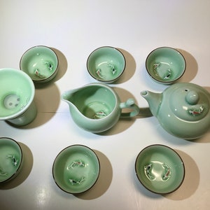 Fish Tea Set With Gift Box #TS55 402