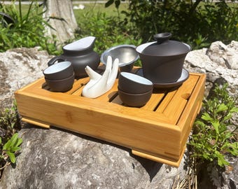 Starter Chinese Gaiwan Tea Sets with Tea Tray
