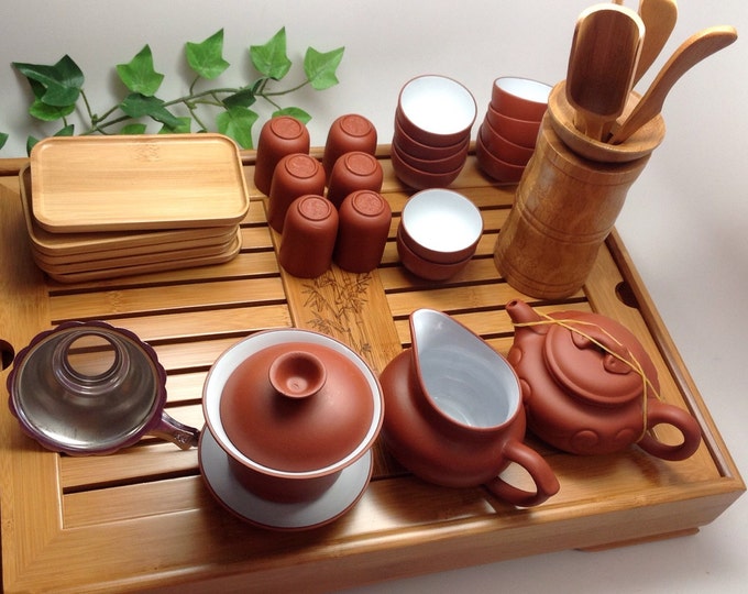 Yixing Tea Set 26pcs everything you need for your tea party