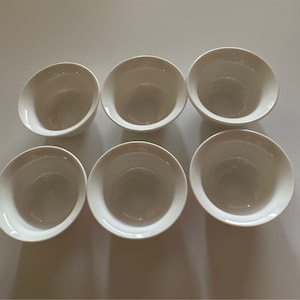 White Mini Chinese Tea Tasting tiny Cups for Ceremony 6/set