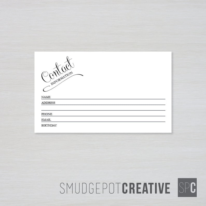 printable-contact-information-cards-3-x-5-etsy