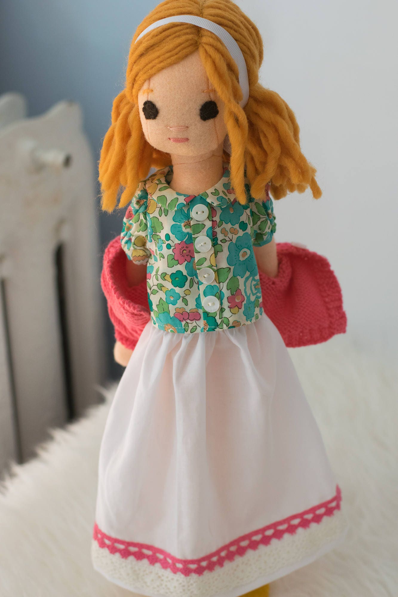 Small Doll With Wardrobe