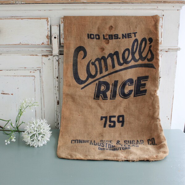 Vintage Grain Bag Etsy