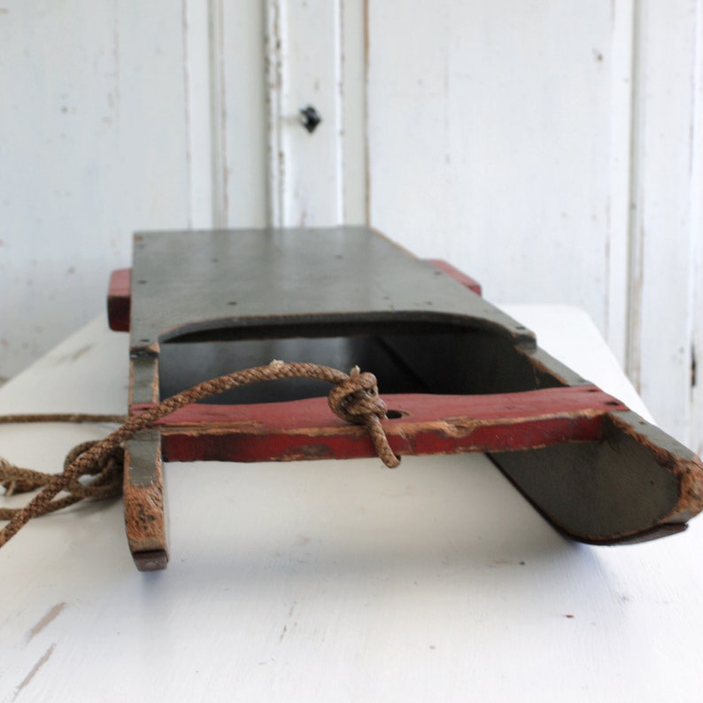 Old English Wood Sledge or Toboggan by Murray & Baldwin Etsy UK