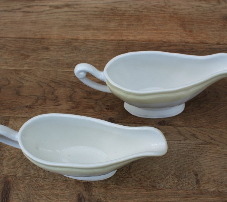French Porcelain / Vintage Gravy boat / Gravy Boat / French Etsy
