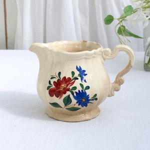 Early 20th Century milk jug or pitcher - Obernai Sarreguemines