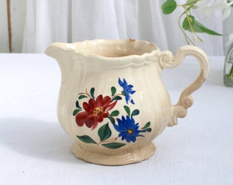 Early 20th Century milk jug or pitcher - Obernai Sarreguemines