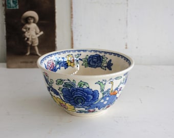 Hübsche 30er Jahre Mason's Ironstone Zuckerdose im Regency Muster