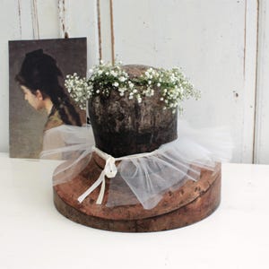 Antique French Wooden Hat Mold & Brim: Decorative Display Set
