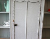 vintage French Red Cross wall cupboard