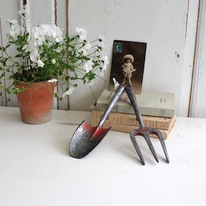 1950&#39;s Garden Tools, Decorative Cottage Garden, Vintage Gift for Gardener