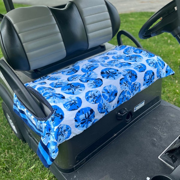 Blue Shells Terry Golf Cart Seat Cover