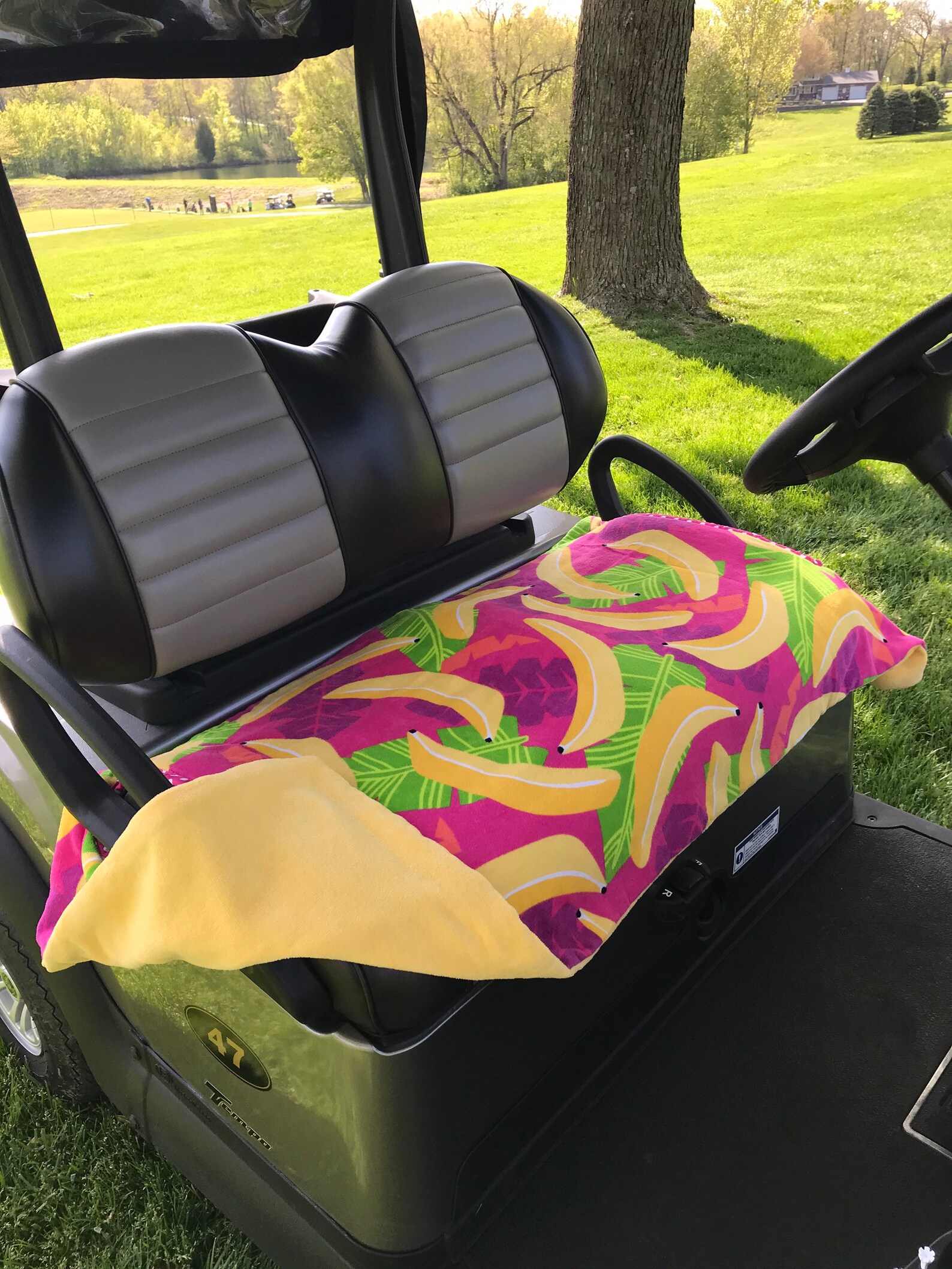 Bananas Terry Golf Cart Seat Cover Etsy