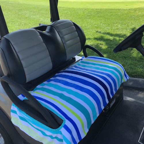 Shades of Teal Terry Golf Cart Seat Cover Etsy