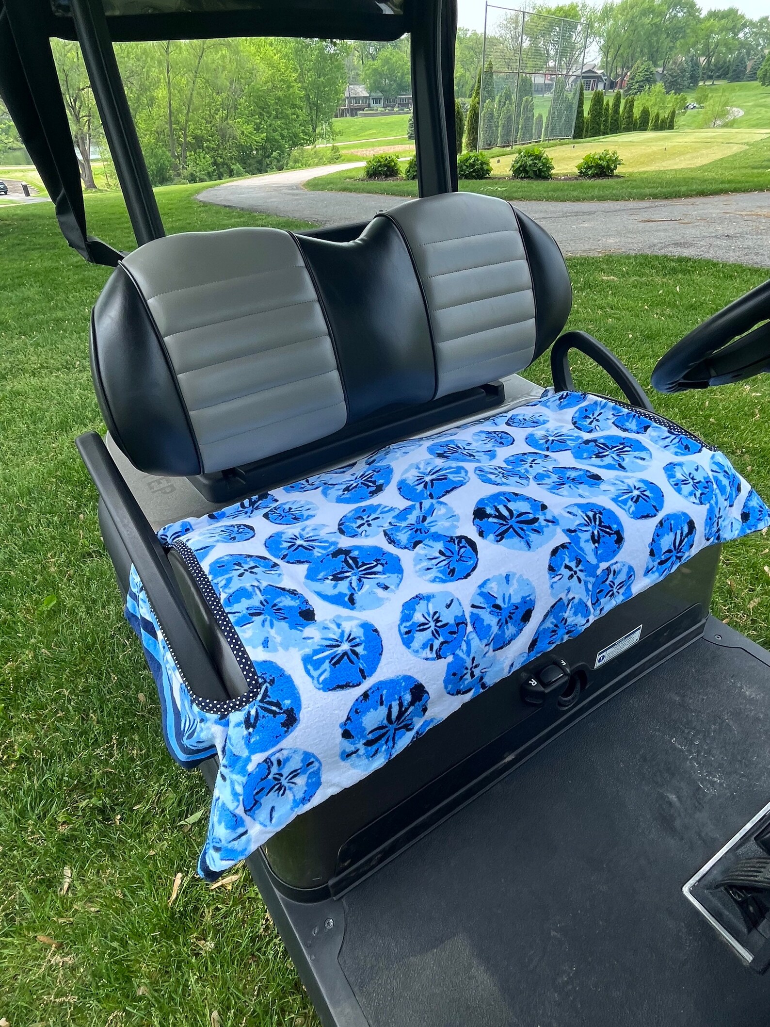 Blue Shells Terry Golf Cart Seat Cover Etsy