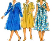 Umstandskleid, Stil 3848, Schnittmuster, Langarm, Kurzarm, Sommerkleid, Knopfleiste, Schalkragen, volle Ärmel, Größe 14.12.16