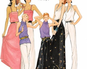 McCall's 6875 Misses Tops Skirt Pants Original Paper Sewing Pattern Vintage 1979 Size 8 Bust 80 cm 31.5 in